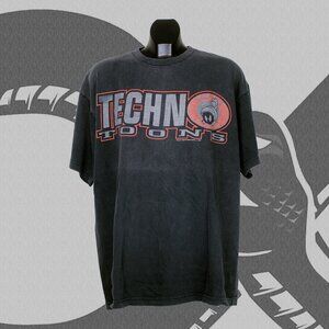 Vintage Marvin The Martian T-shirt 90s Looney Toons Doublde Sided Men's XL